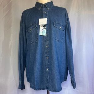 SOLD 11/5 Croft & Barrow NWT Denim Men’s Shirt